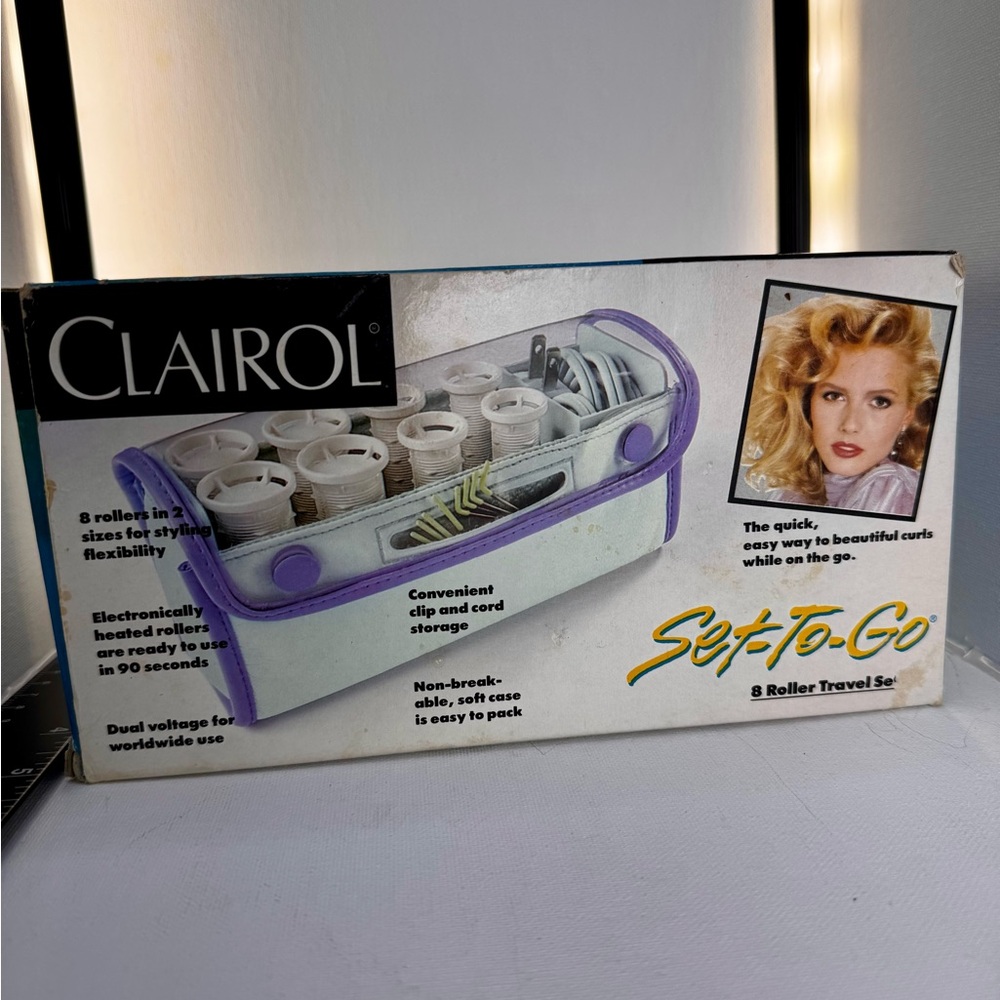 Clairol Set-To-Go Hair Roller Kit - Purple and White - Picture 6 of 17